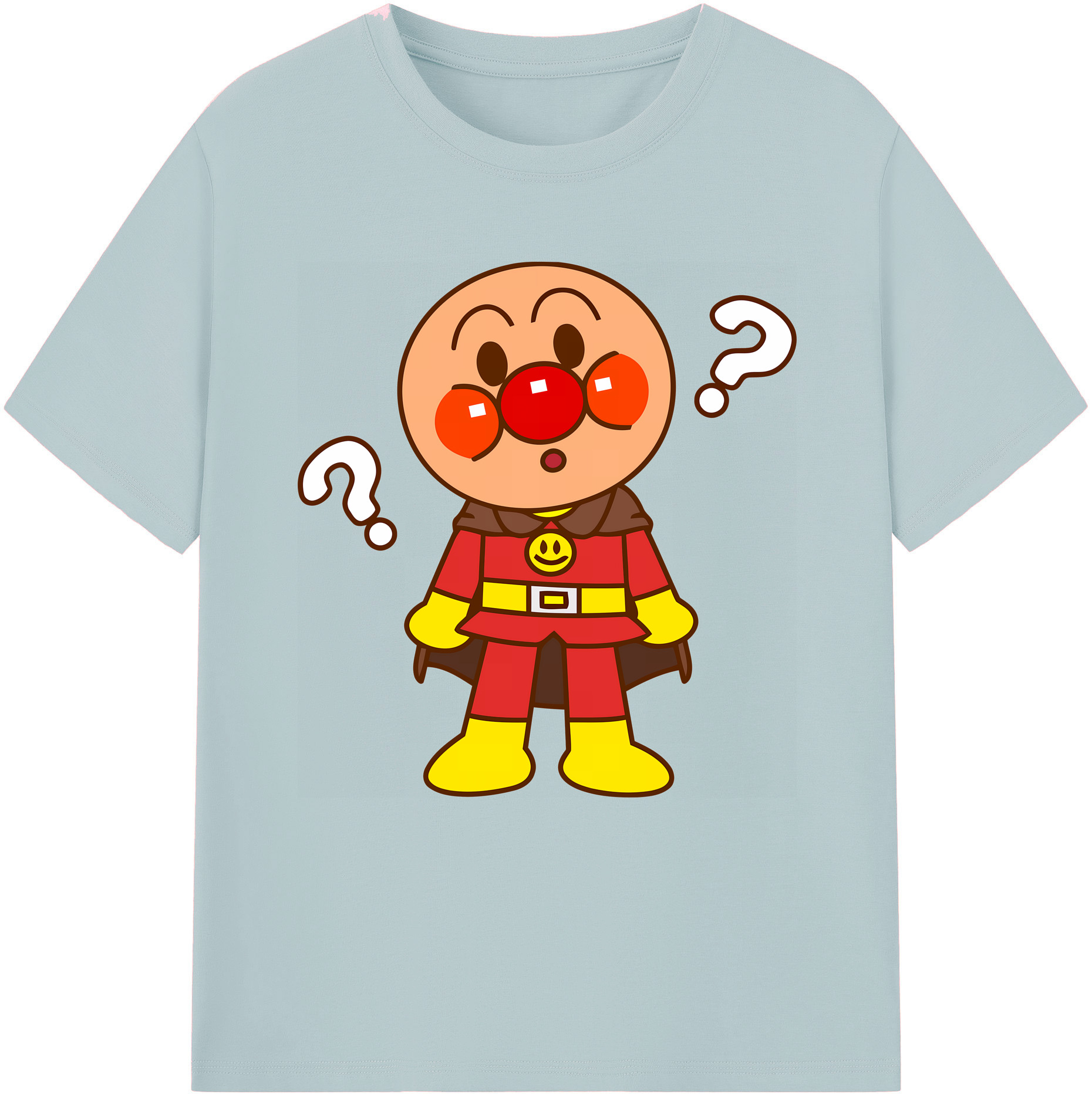 （画像用） アンパンマン Anpanman 綿100％半袖Tシャツ（フロントプリント）